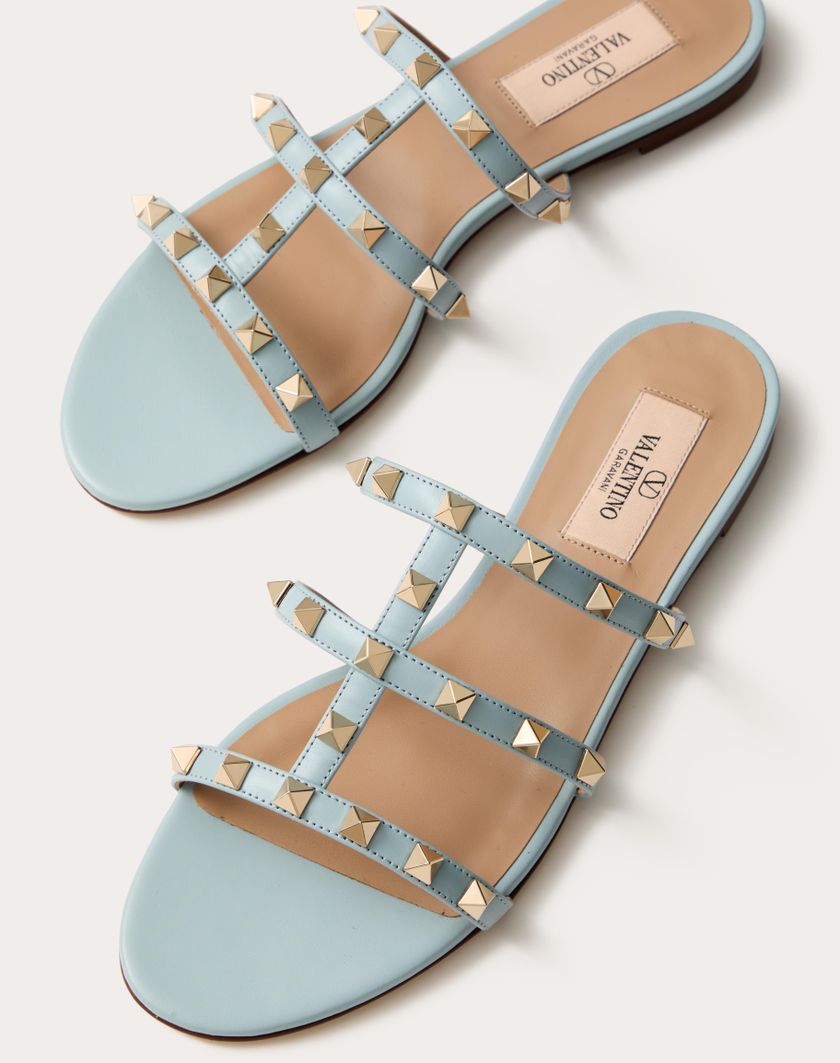 ROCKSTUD FLAT SLIDE SANDAL - Image 2